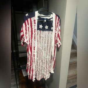4th of July cardigan/cover up
